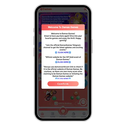 UPI Entertainment Gaming Registration